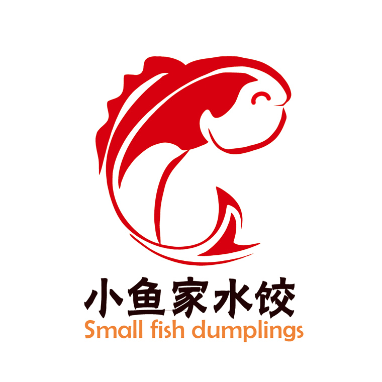 小(xiǎo)魚家水餃logo設計